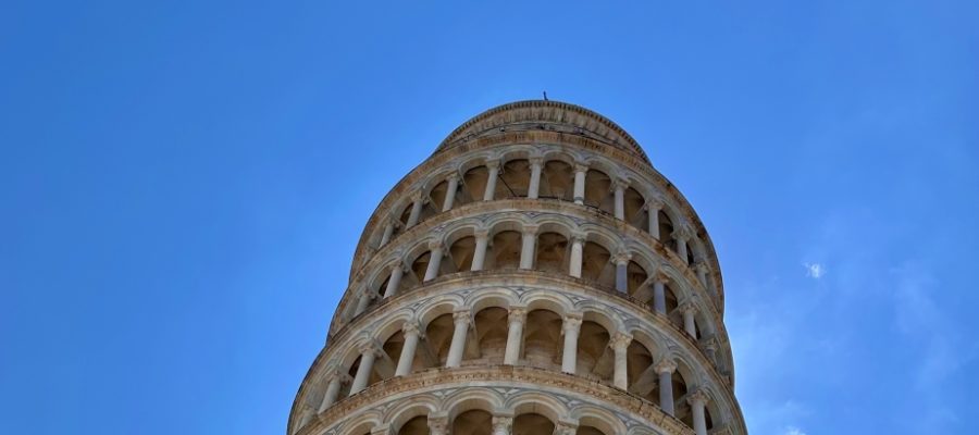 Zwischenstopp beim Schiefen Turm von Pisa