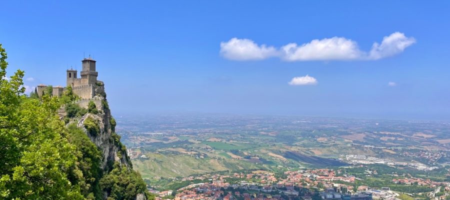 Was für eine tolle Stadt San Marino ist!