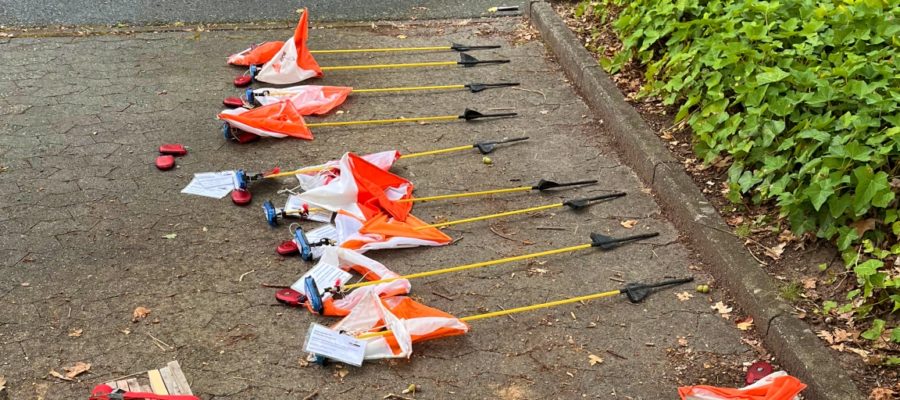 Beim Orientierungslauf des OLV Steinberg wurde durch den Darmstädter Bürgerpark gesprintet.